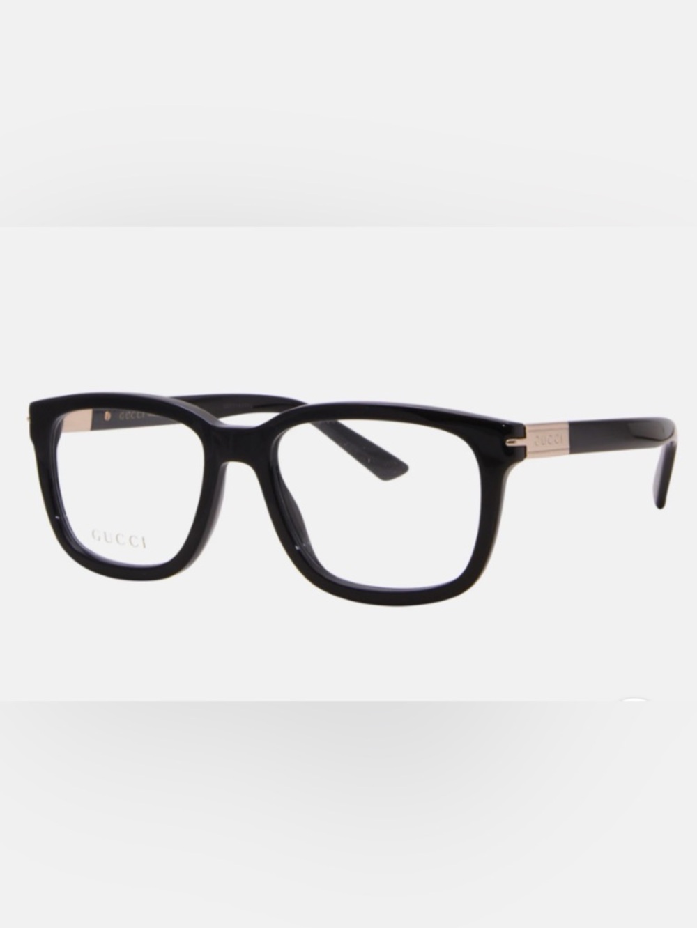 Gucci GG1776O 001 Black Square Men's Eyeglasses